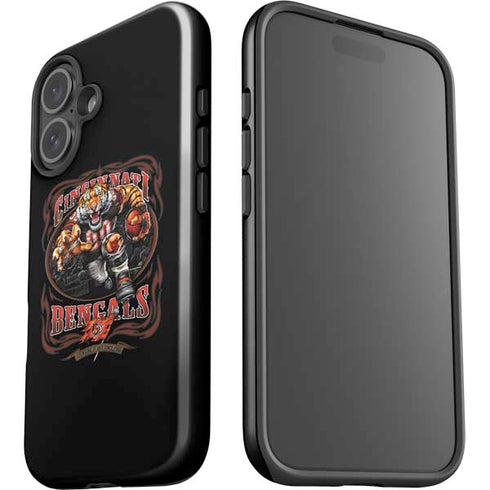 Liquid Blue NFL Cincinnati Bengals Running Back iPhone 16 Impact Case